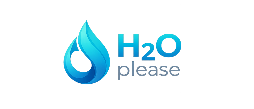 H2Oplease logo - Premium water bottles and coffee mugs.